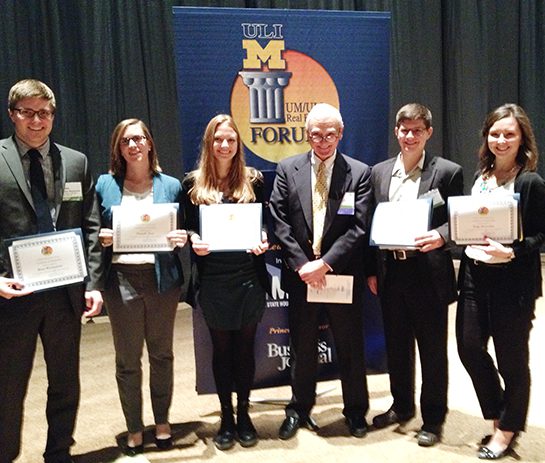 Planning students earn top honors at UM/ULI Real Estate Forum