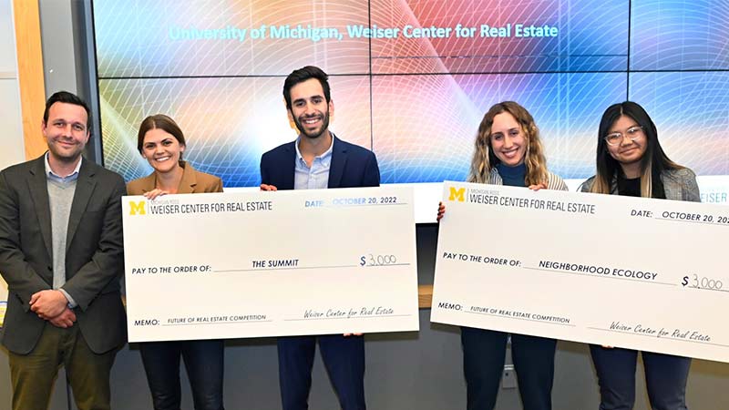 Taubman Students Reach Finals in Future of Real Estate Competition