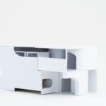 Exterior of architecture model angle 3