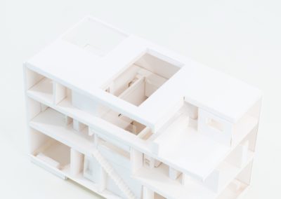 Top down view of architecture model