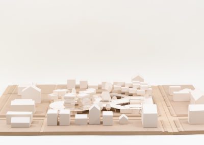 Side view of architecture model 1