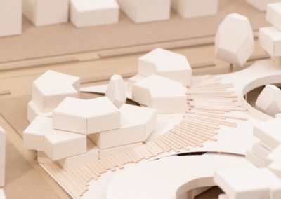 Detail view of architecture model 1 angle 1