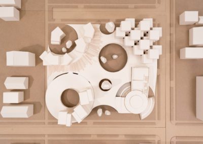 top down view of architecture model 1