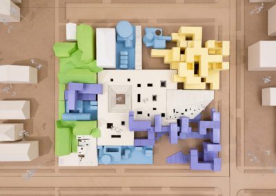 top down view of architecture model 2