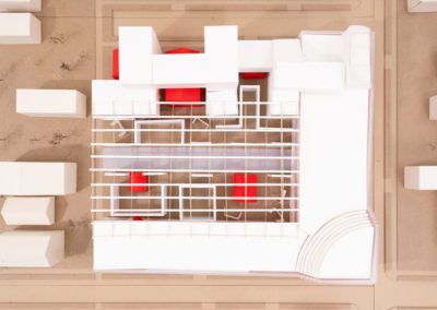 top down view of architecture model 3