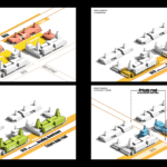 Diagram of architecture buildings