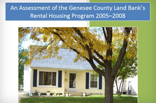 An Assessment for the Genesee County Land Bank’s Rental Housing Program ...