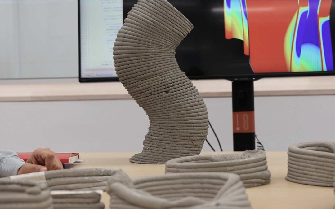SHELL WALL: Coupling Non-Planar Robotic 3D Concrete Printing and Topology Optimisation