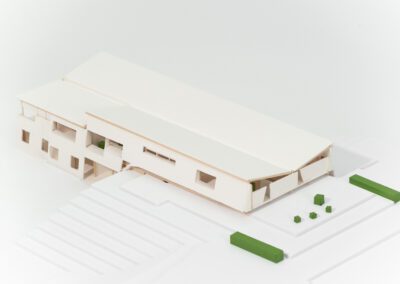 Architecture model photograph angle 7 with roof on