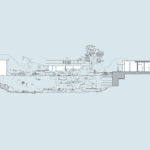 Section view one of architecture render