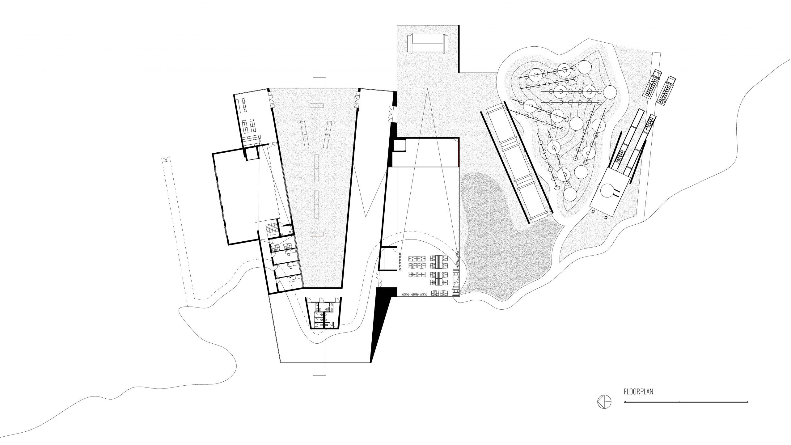 Floor plan of architecture project