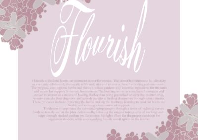 Title page for Flourish project