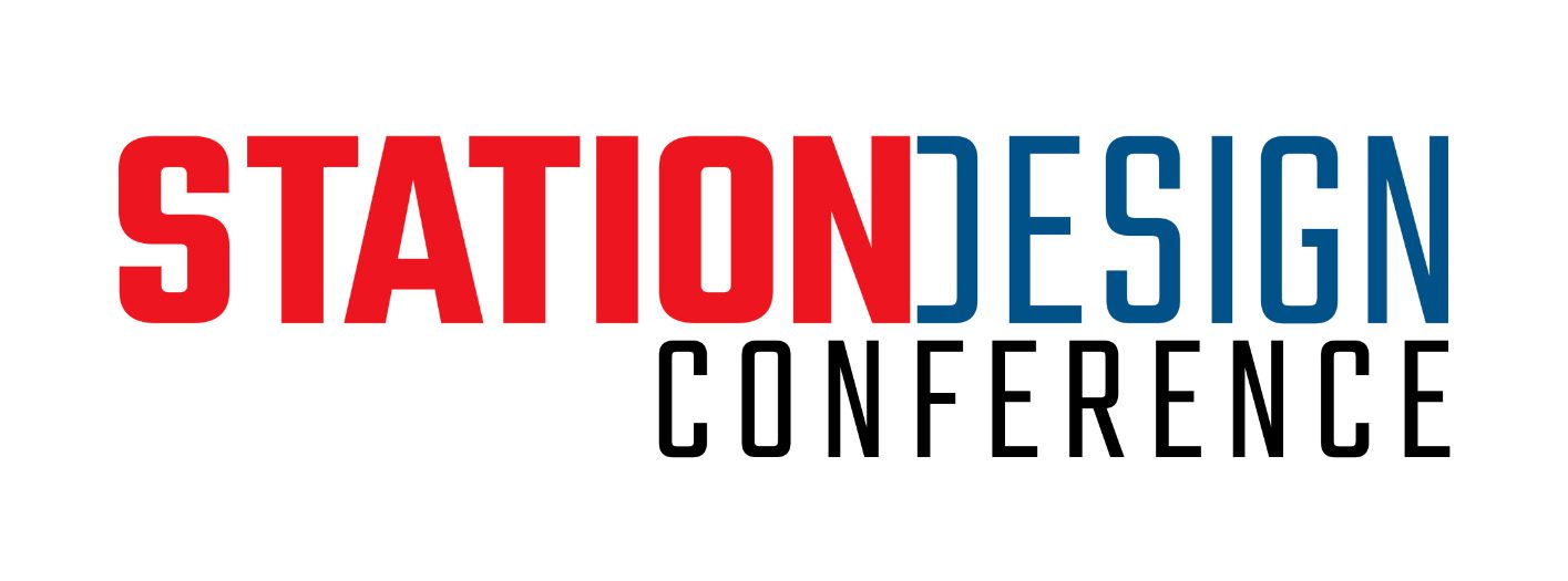 a logo reading "station design conference"