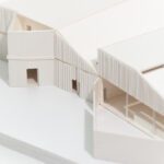 Angle three of architecture model