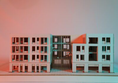 Picture of architecture model. Angle one