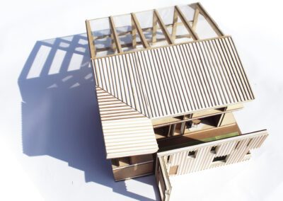 Render of architecture model angle 2