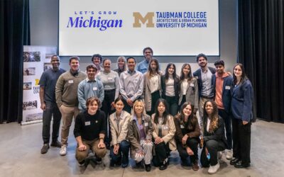 Taubman College Students Create Innovative Concepts to Welcome New Residents in Collaboration with the State of Michigan’s Population Growth Effort