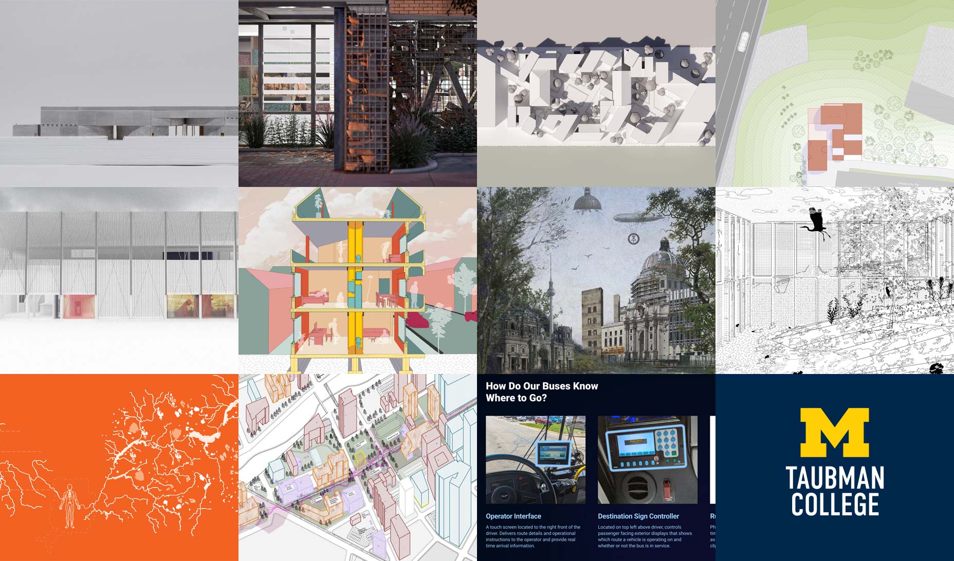 A collection of the work of the 11 student show winners