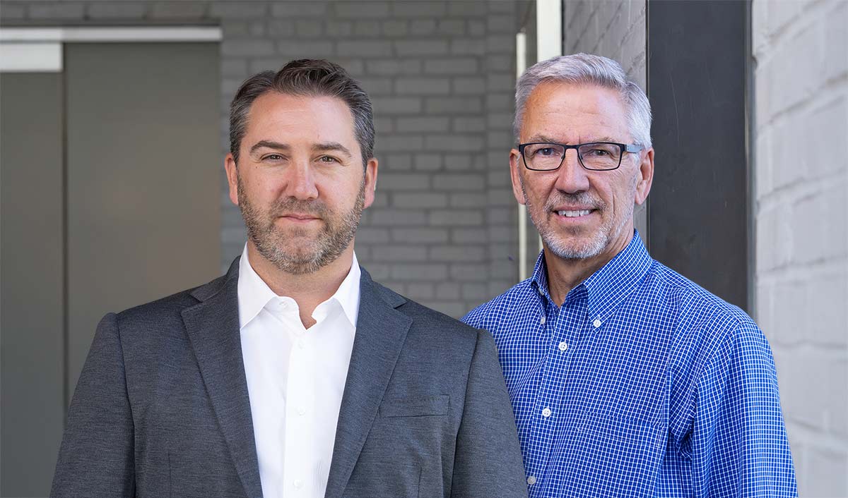 Portrait of Evan and Thomas Mathison