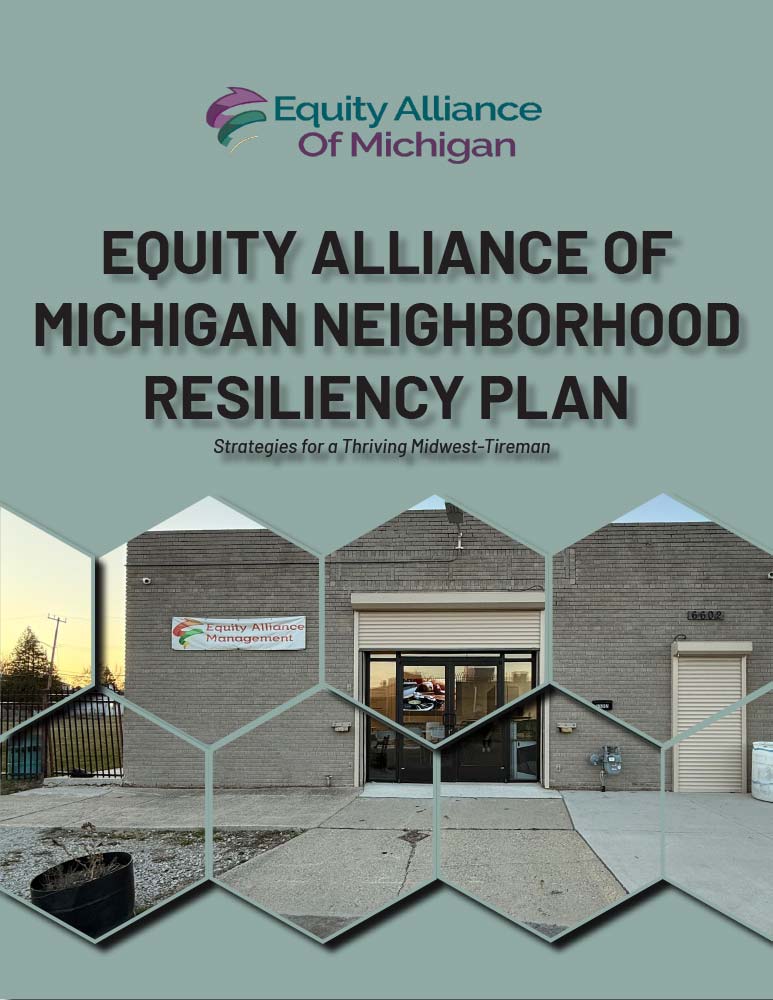 Cover of Equity Alliance of Michigan Neighborhood Resiliency Plan