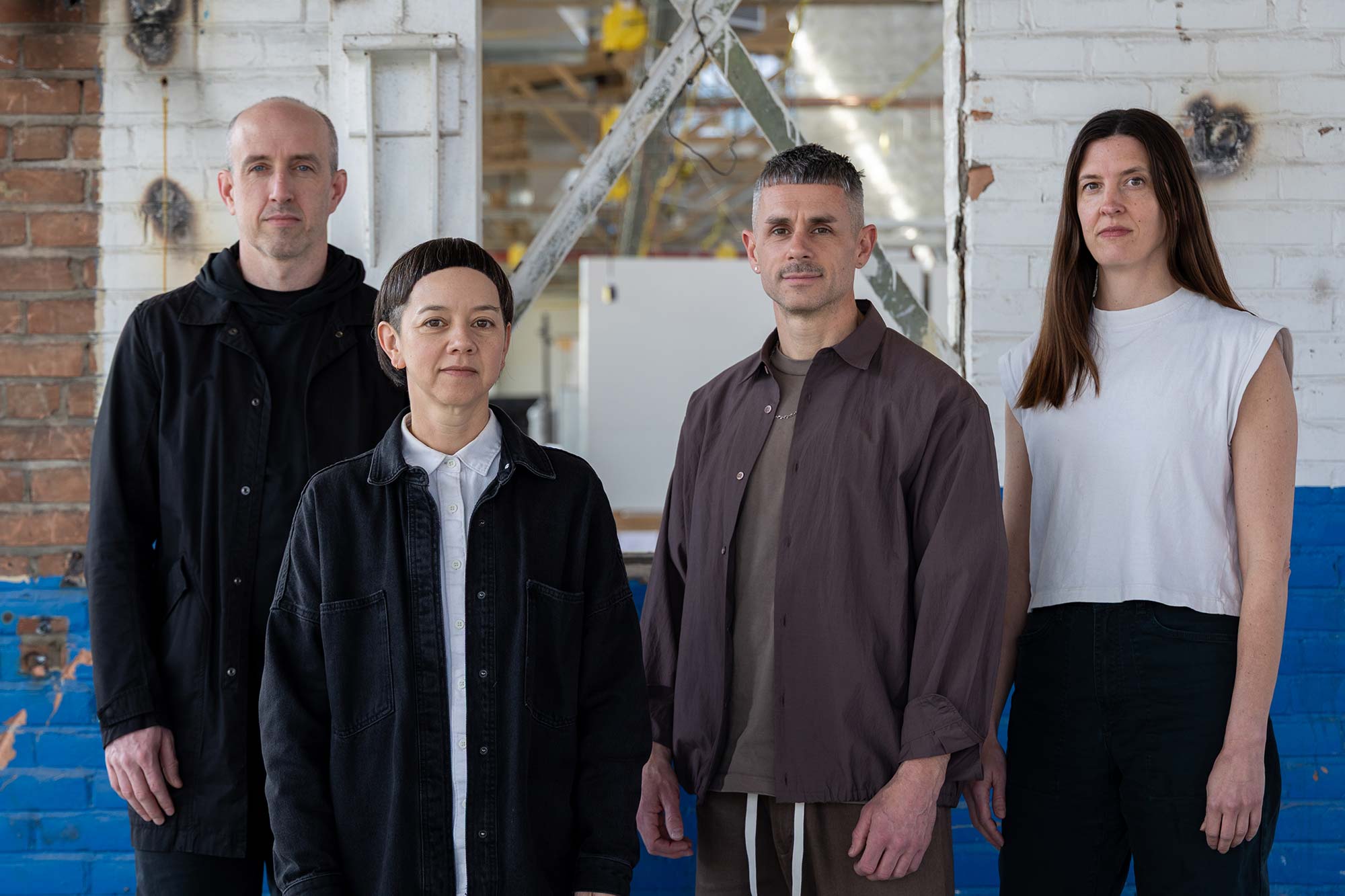 Portrait of Thom Moran, Ellie Abrons, Adam Fure, and Meredith Miller