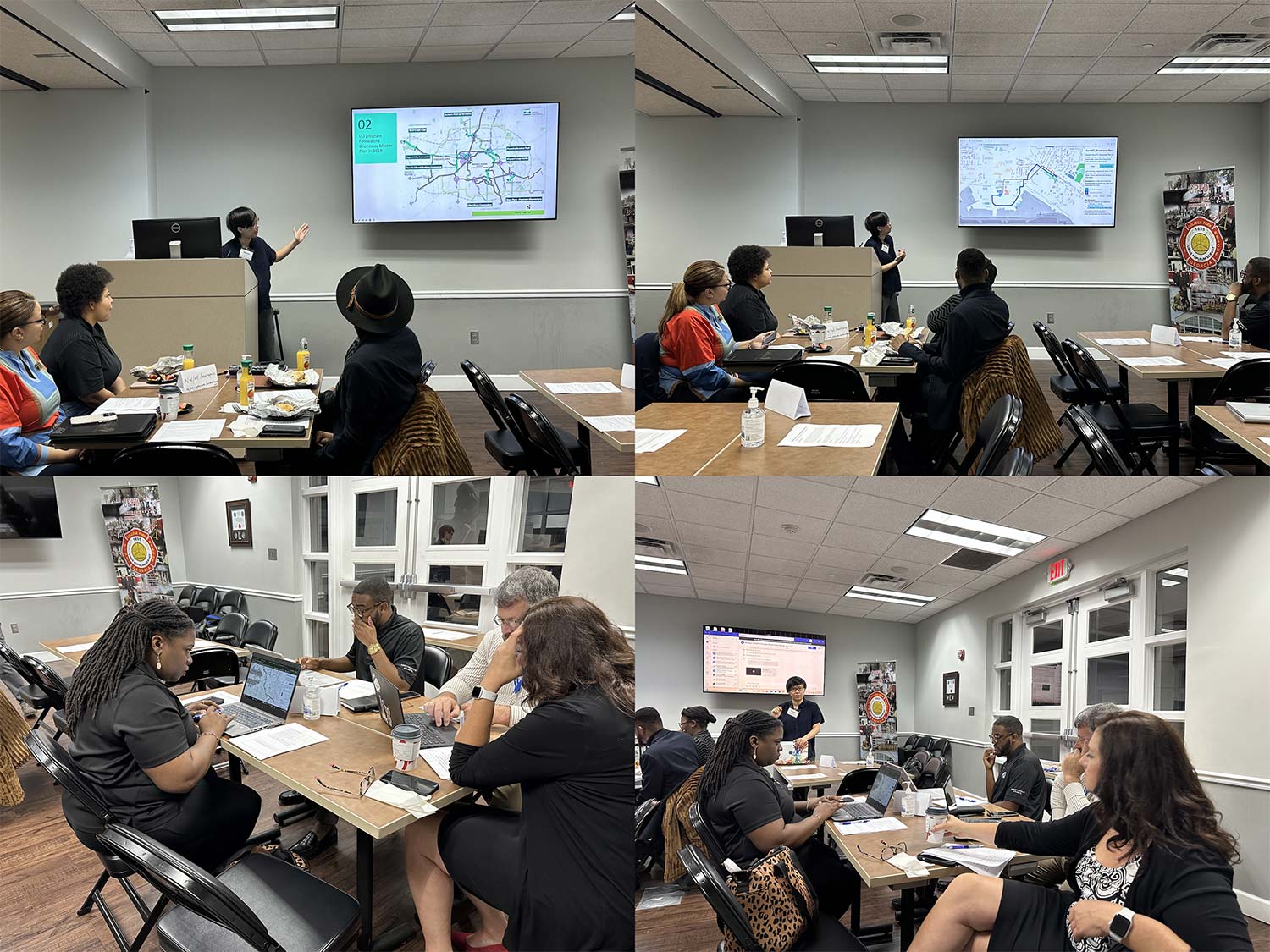 Xiaofan Liang leads a participatory modeling workshop