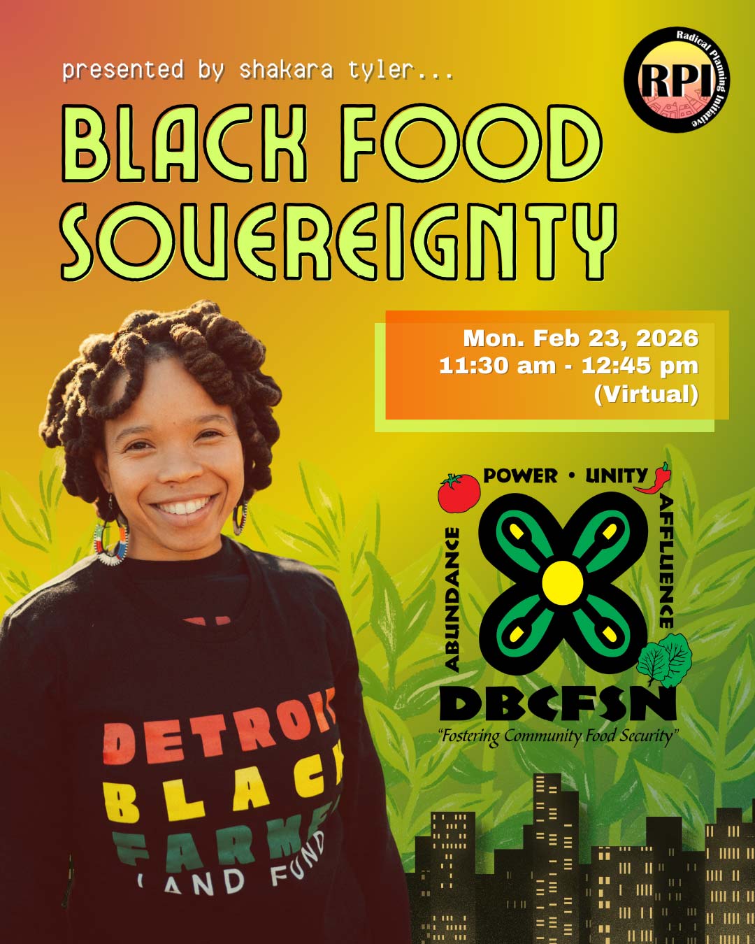 shakara tyler: Black Food Sovereignty