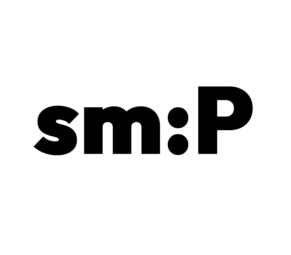 Stacked Mentorship Program logo consisting of lowercase s m, colon, uppercase P
