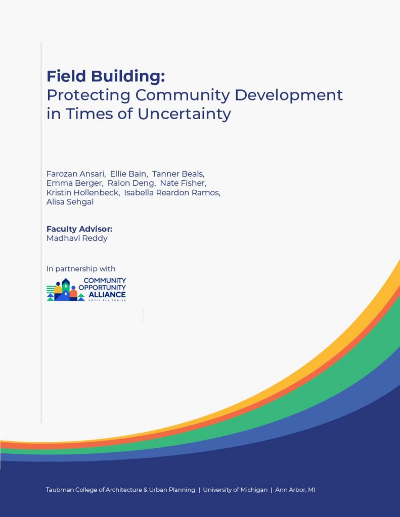 Cover of Field Building: Protecting Community Development in Times of Uncertainty