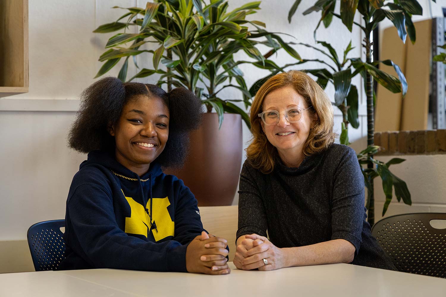 Deborah Moelis, FAIA, B.S. Arch ’90, and Christina Barber, B.S. Arch ’27