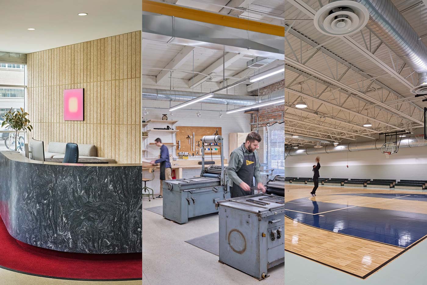 A triptych of the three winning projects