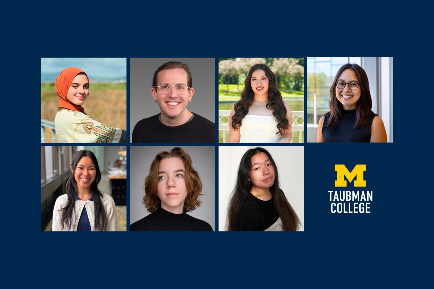 Portraits of the 2026 MAF Scholarship recipients