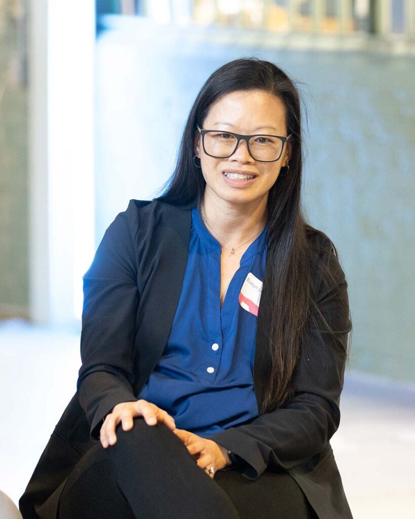 Evelyn Lee at a Detroit meetup.